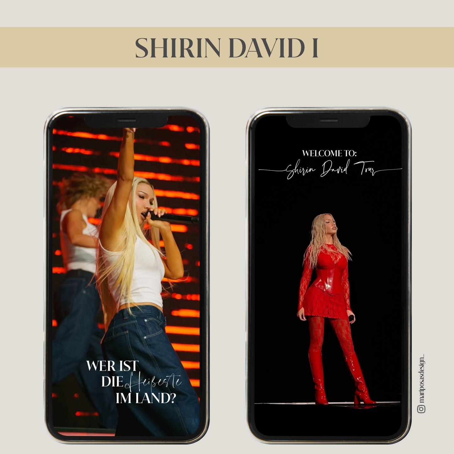SHIRIN DAVID I | 200 STORY STICKER