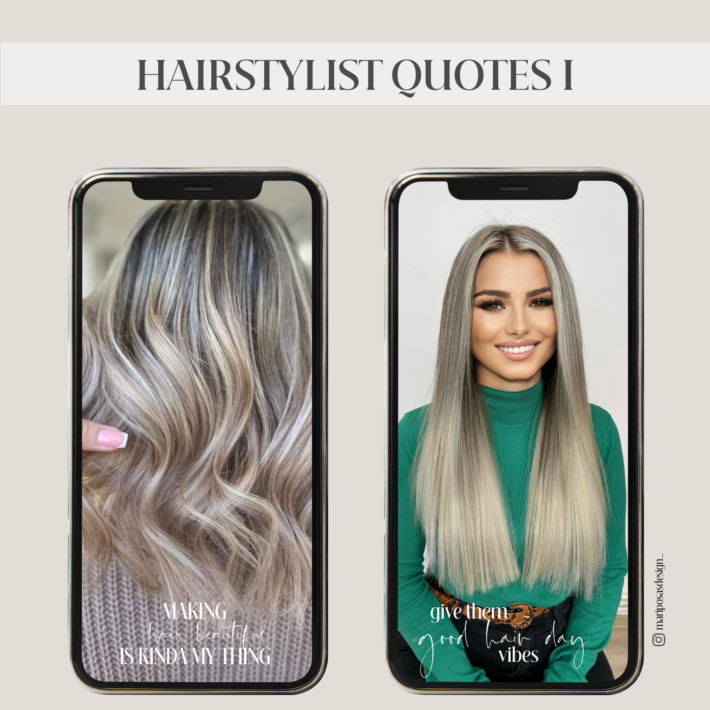 HAIRSTYLIST QUOTES I | 30 STORY STICKER