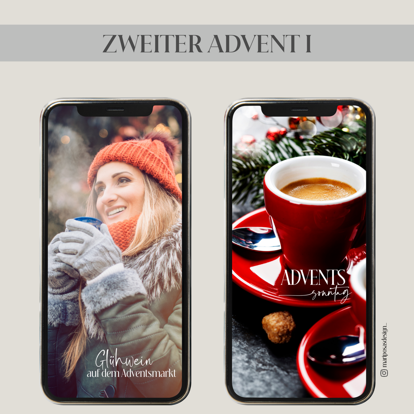 ZWEITER ADVENT I | 20 STORY STICKER