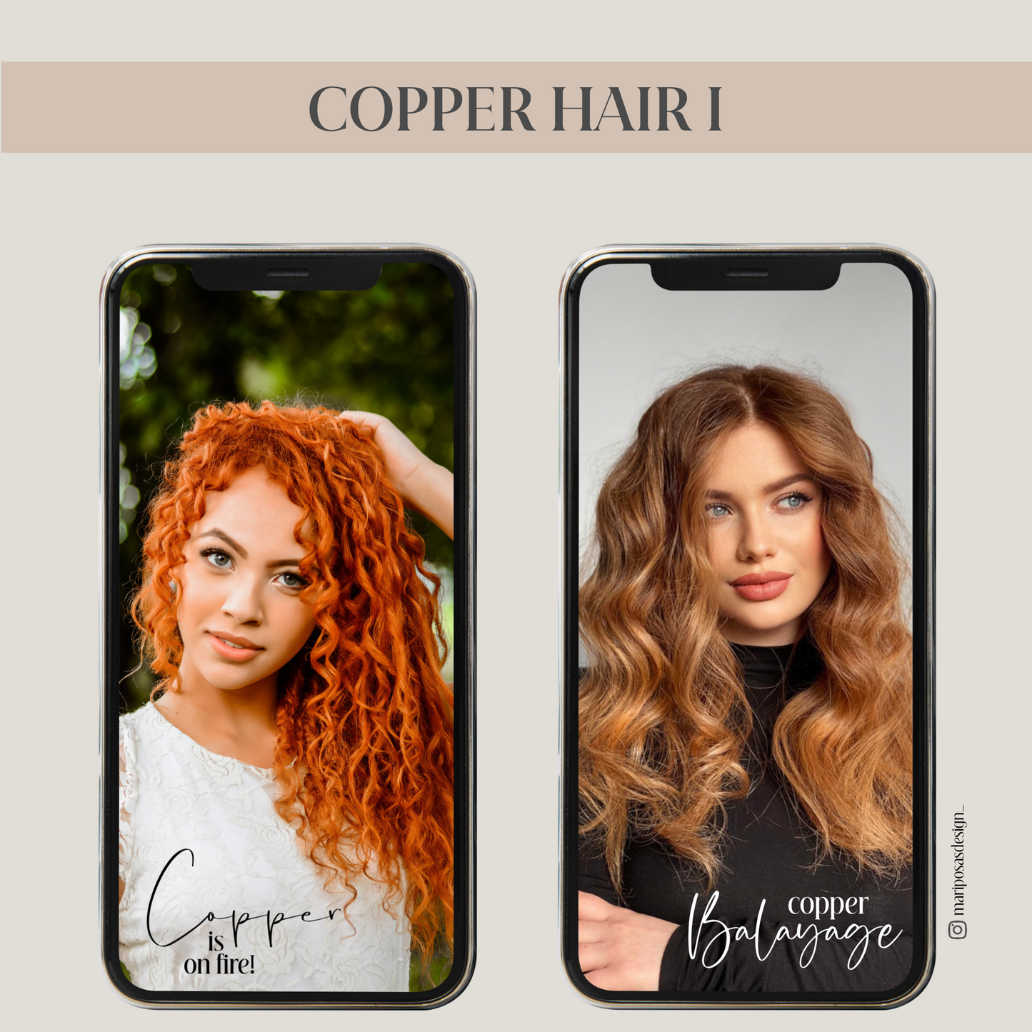COPPER HAIR I | 30 STORY STICKER