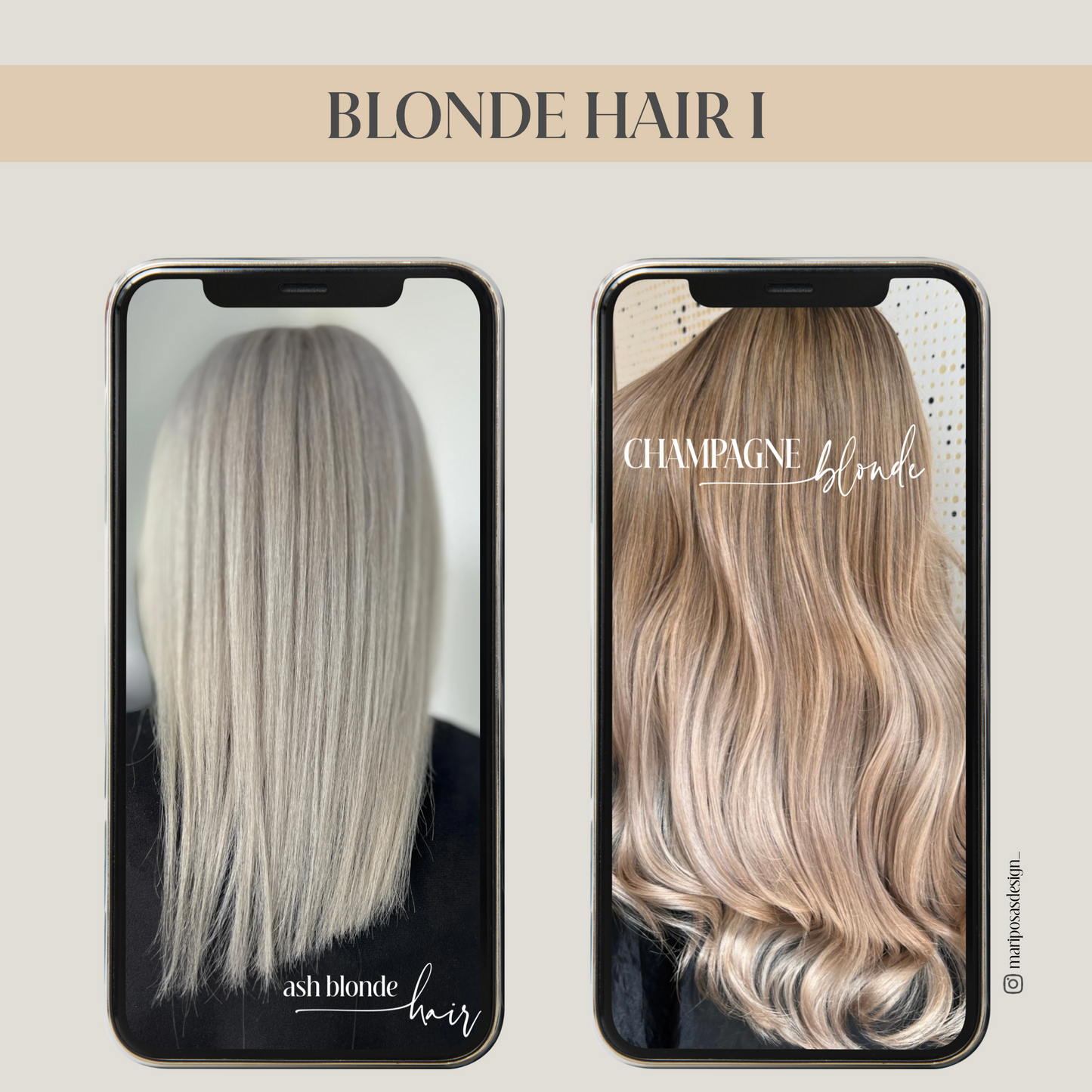 BLONDE HAIR I | 60 STORY STICKER