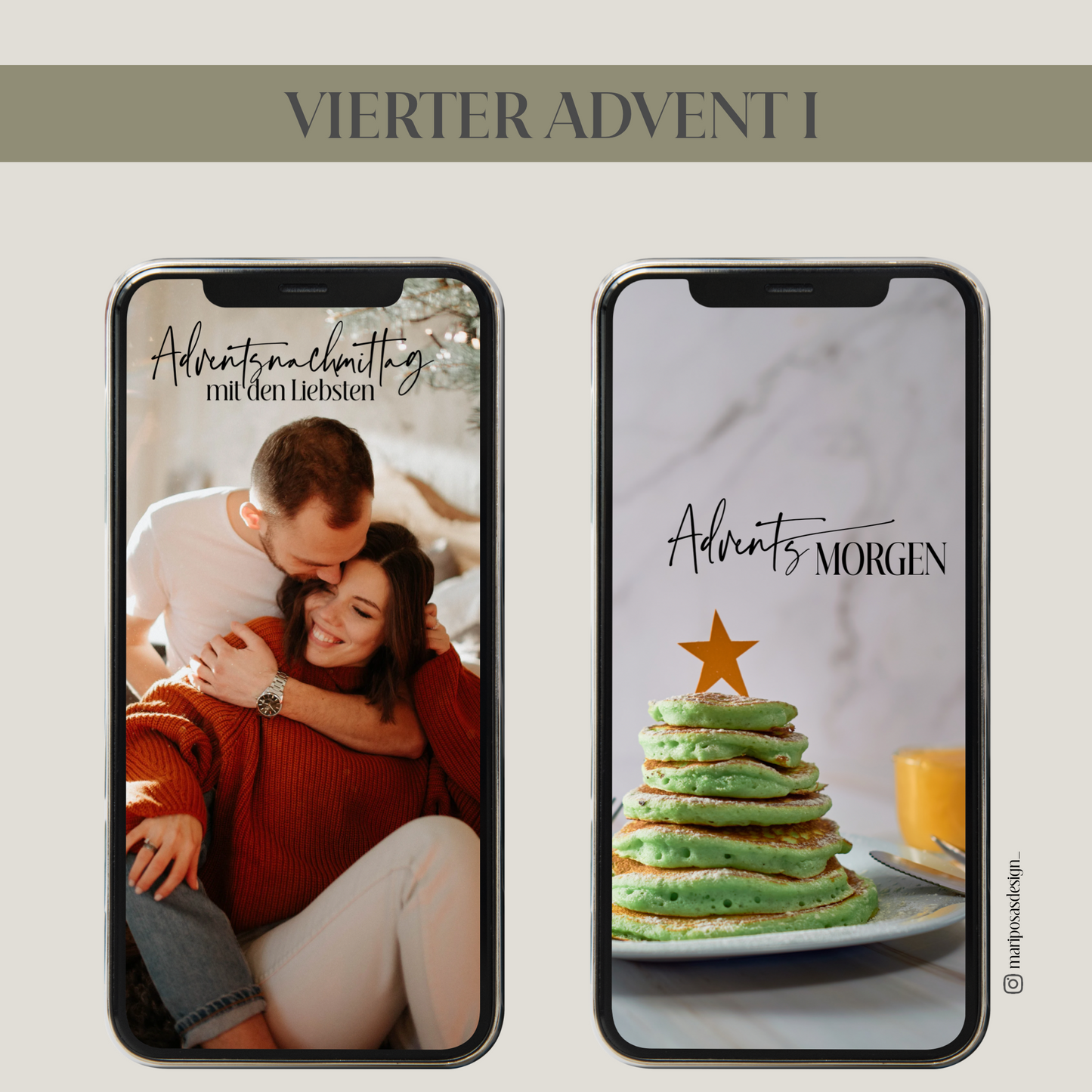 VIERTER ADVENT I | 20 STORY STICKER
