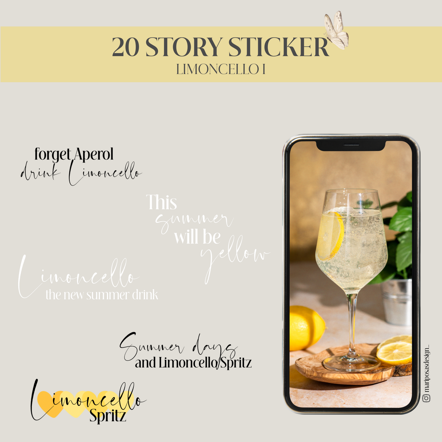 LIMONCELLO I | 20 STORY STICKER