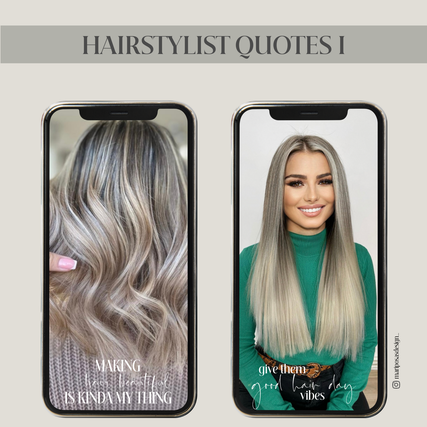 HAIRSTYLIST QUOTES I | 30 STORY STICKER