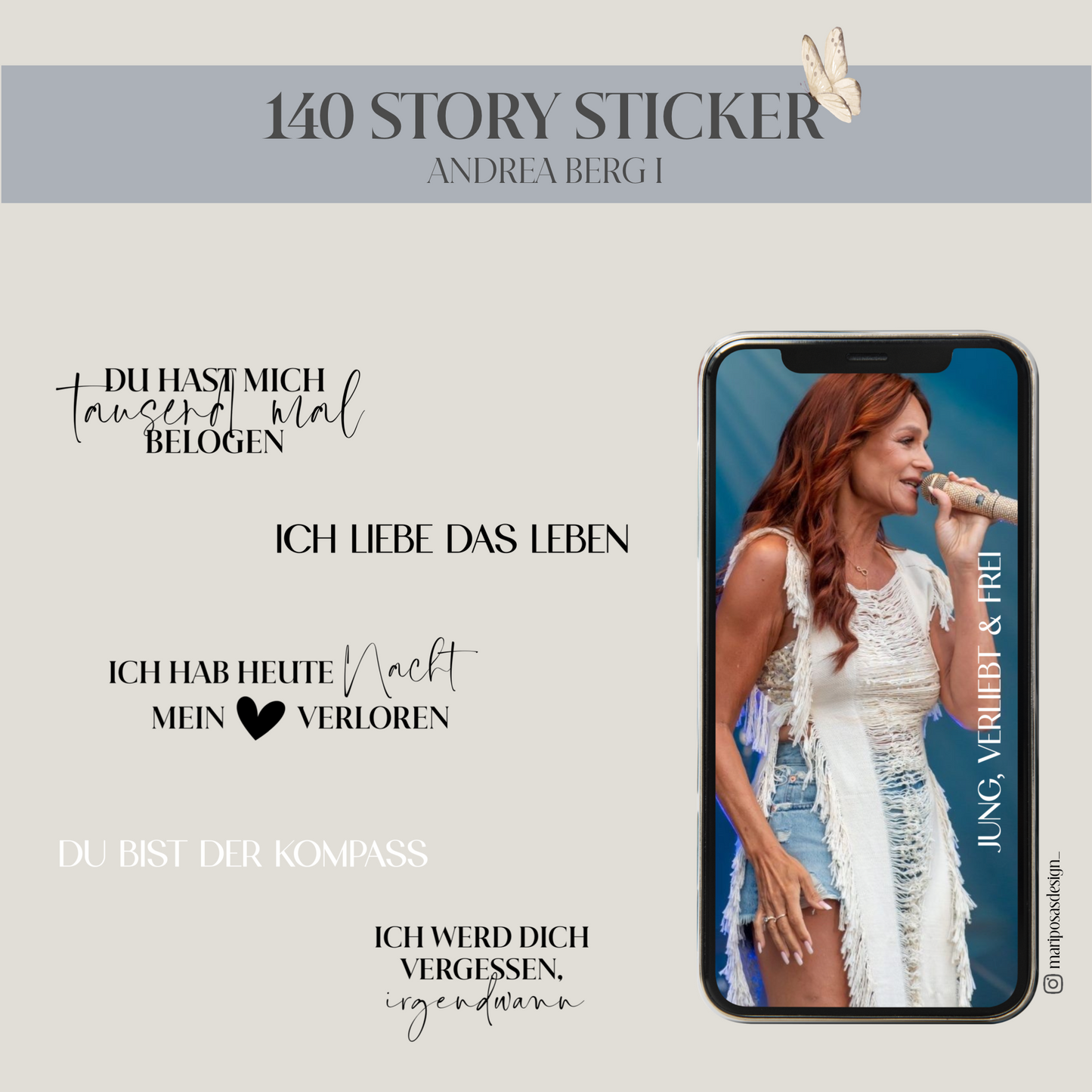 ANDREA BERG I | 140 STORY STICKER