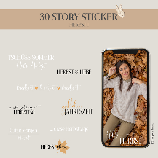 HERBST I | 30 STORY STICKER