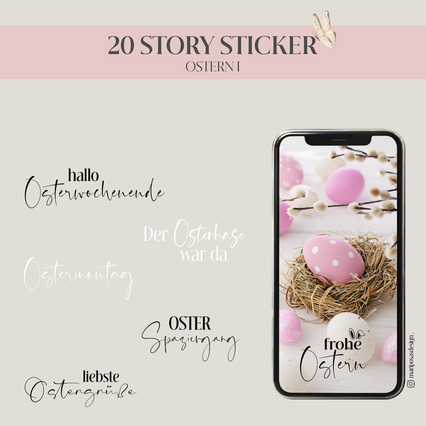 OSTERN I | 20 STORY STICKER