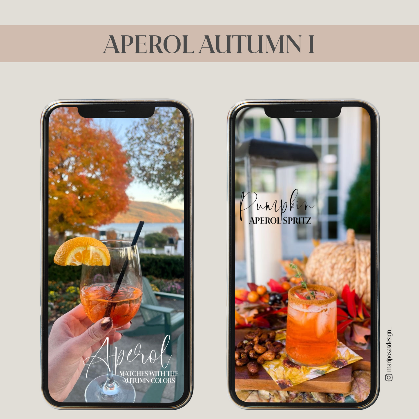 APEROL AUTUMN I | 20 STORY STICKER