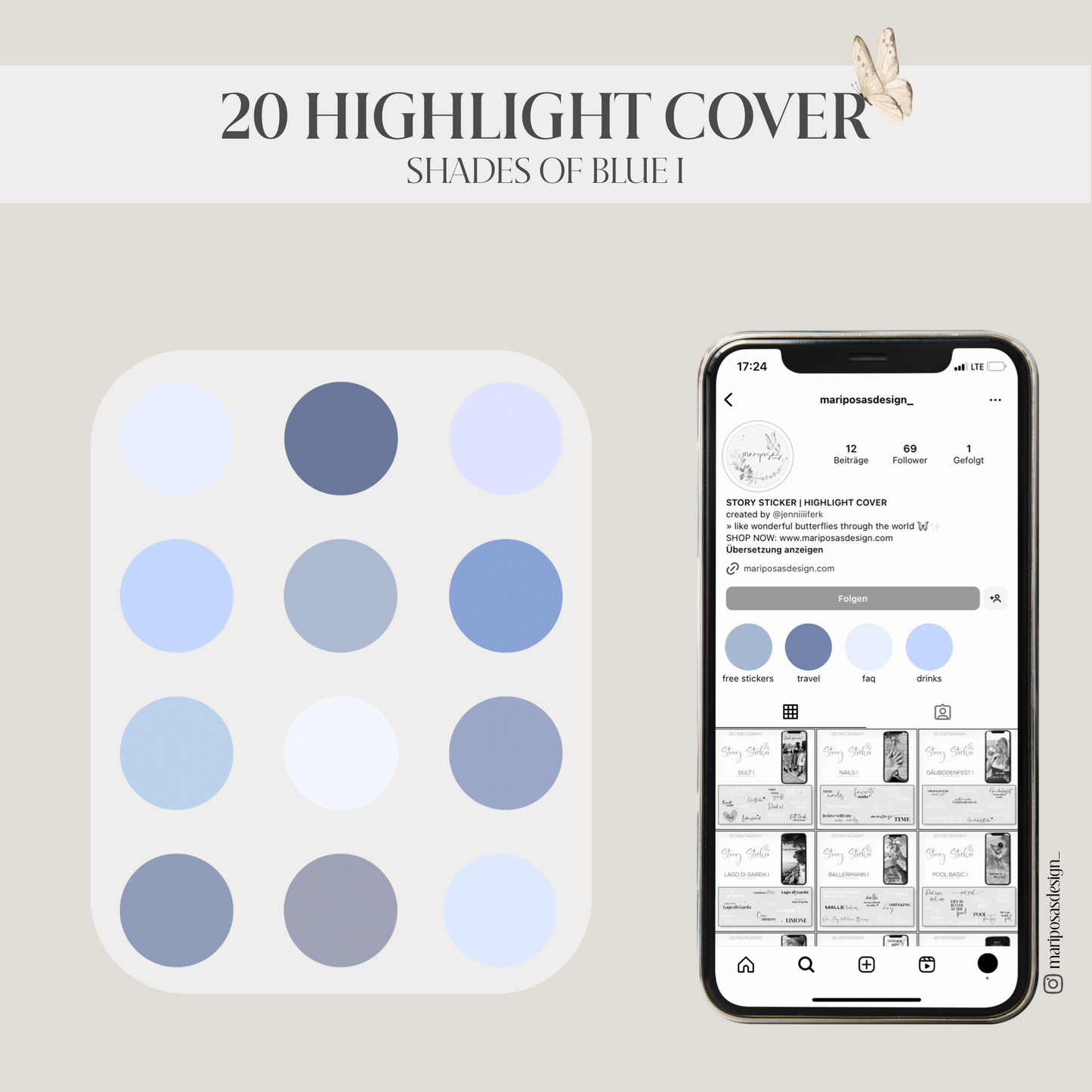 SHADES OF BLUE I | 20 HIGHLIGHT COVER