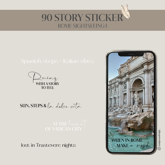ROME SIGHTSEEING I | 90 STORY STICKER