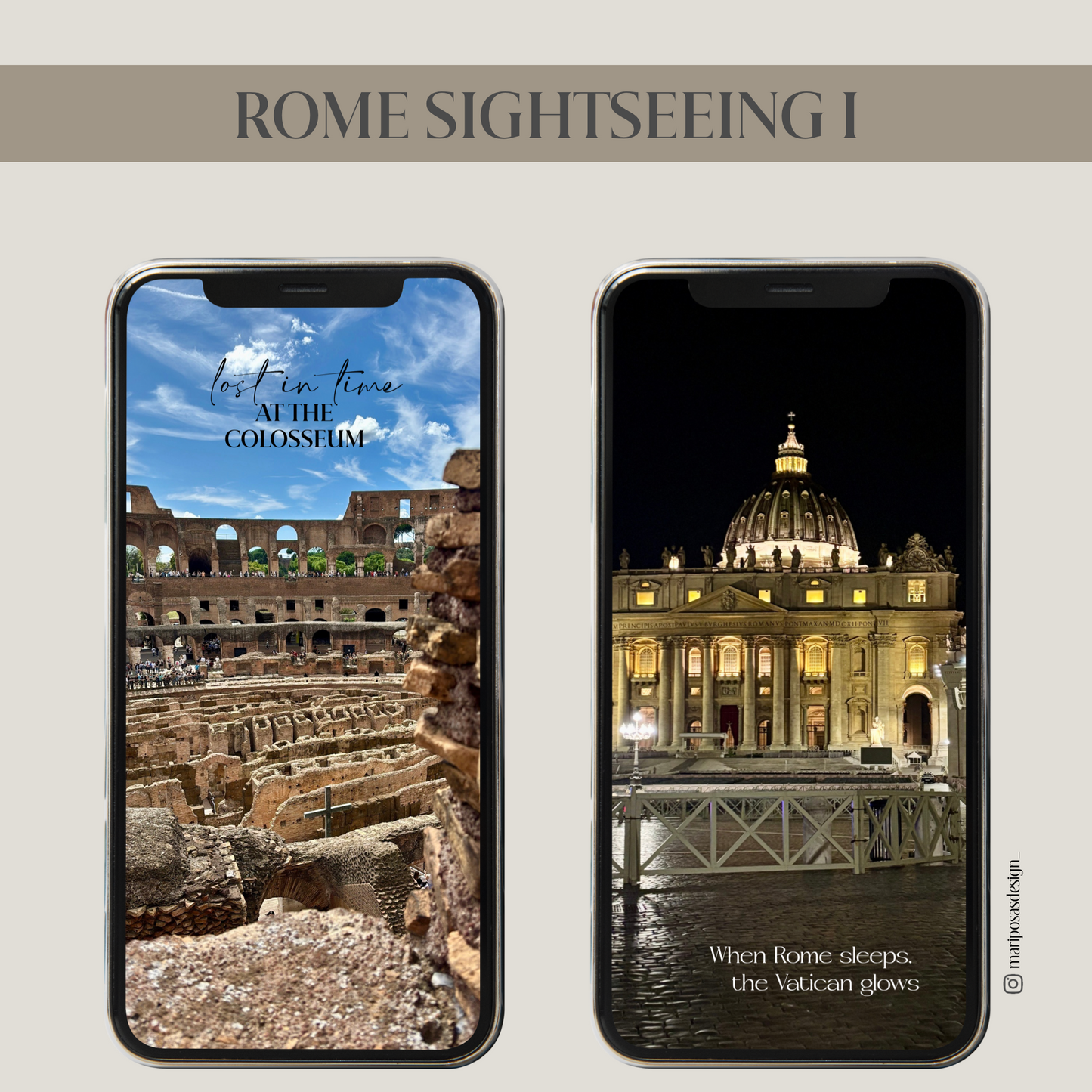 ROME SIGHTSEEING I | 90 STORY STICKER