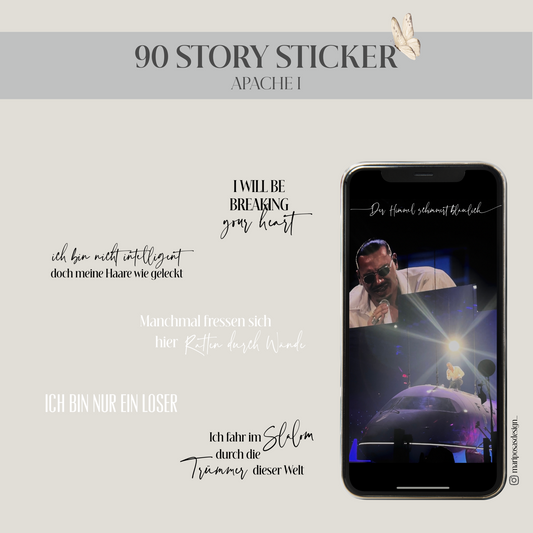 APACHE I | 90 STORY STICKER
